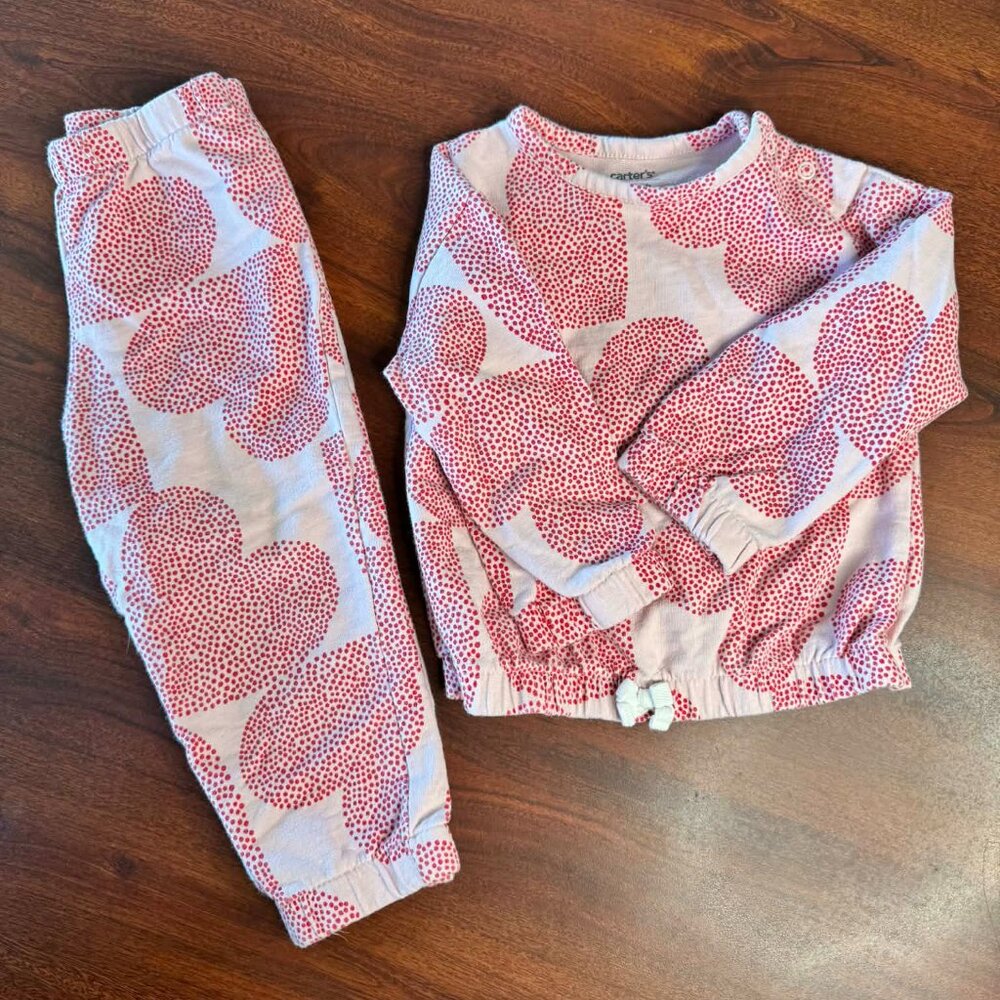 Carter's Pink and Red Valentines Set